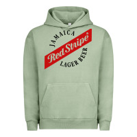 Pigment Oil Green jamaica red stripe lager beer Urban Hoodie - ArtMosaic