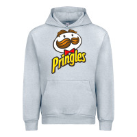 Heather Grey pringles snack for all Urban Hoodie - ArtMosaic