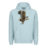 Blue Mist American White Sea Eagle Premium Hoodie - LillyAllenDesigns
