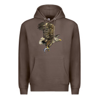 Coffee American White Sea Eagle Premium Hoodie - LillyAllenDesigns