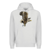 Dove Grey American White Sea Eagle Premium Hoodie - LillyAllenDesigns