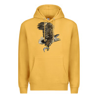 Mustard American White Sea Eagle Premium Hoodie - LillyAllenDesigns