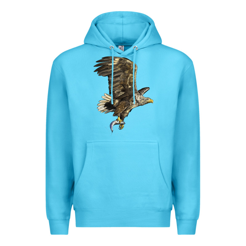 American White Sea Eagle Premium Hoodie by LillyAllenDesigns | Teevron