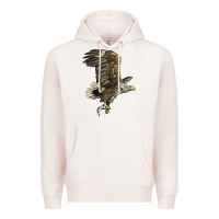 Pale Pink American White Sea Eagle Premium Hoodie - LillyAllenDesigns