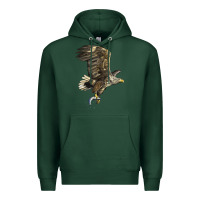 Sports Green American White Sea Eagle Premium Hoodie - LillyAllenDesigns