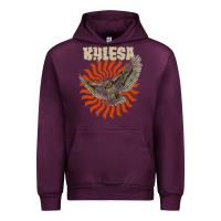 Mauve Wine Kylesa Urban Hoodie - ArtMosaic
