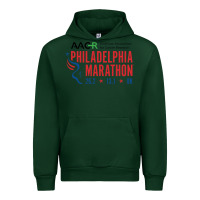 Forest Green PHILADELPHIA MARATHON Urban Hoodie - ArtMosaic