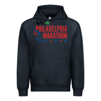 Navy PHILADELPHIA MARATHON Urban Hoodie - ArtMosaic