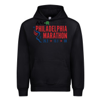 Black PHILADELPHIA MARATHON Urban Hoodie - ArtMosaic
