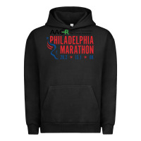 Pigment Black PHILADELPHIA MARATHON Urban Hoodie - ArtMosaic