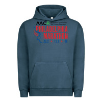 Pigment Midnight Navy PHILADELPHIA MARATHON Urban Hoodie - ArtMosaic