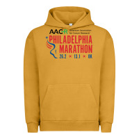 Pigment Peanut Butter PHILADELPHIA MARATHON Urban Hoodie - ArtMosaic