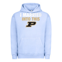 Pigment Grape Ice Purdue Boilermakers Married Into This - Apparel Urban Hoodie - ArtMosaic