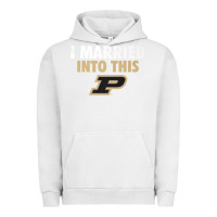 Pigment Lunar Rock Purdue Boilermakers Married Into This - Apparel Urban Hoodie - ArtMosaic