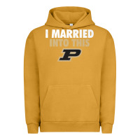 Pigment Peanut Butter Purdue Boilermakers Married Into This - Apparel Urban Hoodie - ArtMosaic