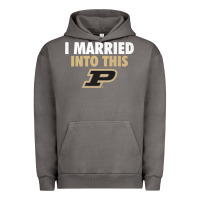 Pigment Tornado Purdue Boilermakers Married Into This - Apparel Urban Hoodie - ArtMosaic