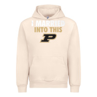 Sandshell Purdue Boilermakers Married Into This - Apparel Urban Hoodie - ArtMosaic