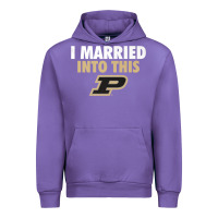 Tulip Purdue Boilermakers Married Into This - Apparel Urban Hoodie - ArtMosaic