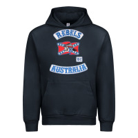 Navy rebel MC supporter Urban Hoodie - ArtMosaic