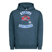 Pigment Midnight Navy rebel MC supporter Urban Hoodie - ArtMosaic