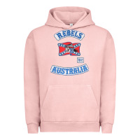 Pigment Salmon rebel MC supporter Urban Hoodie - ArtMosaic