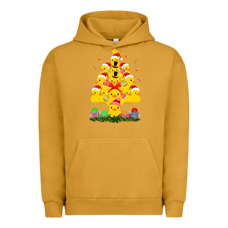 Duck Rubber Duck Christmas Tree Duckie And Quack Christmas 123 Urban Hoodie by ArtMosaic | Teevron