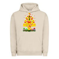 Pigment French Oak duck rubber duck christmas tree duckie and quack christmas 123 Urban Hoodie - ArtMosaic
