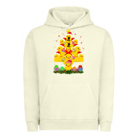 Pigment Pistachio duck rubber duck christmas tree duckie and quack christmas 123 Urban Hoodie - ArtMosaic