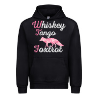 Black whiskey tango foxtrot military womens fun wtf quote t shirt Urban Hoodie - ArtMosaic