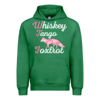 Emerald whiskey tango foxtrot military womens fun wtf quote t shirt Urban Hoodie - ArtMosaic