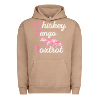 Pigment Burro whiskey tango foxtrot military womens fun wtf quote t shirt Urban Hoodie - ArtMosaic