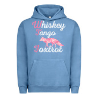Pigment Pebble Blue whiskey tango foxtrot military womens fun wtf quote t shirt Urban Hoodie - ArtMosaic