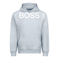 Heather Grey boss premium Urban Hoodie - ArtMosaic
