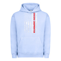 Pigment Grape Ice Union Carpenter With A Vintage American Flag For Fans Urban Hoodie - ArtMosaic