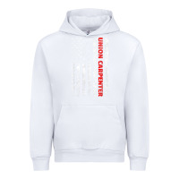 White Union Carpenter With A Vintage American Flag For Fans Urban Hoodie - ArtMosaic