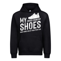 Black cross country running   xc run runner pullover hoodie Urban Hoodie - ArtMosaic
