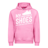 Fuchsia Pink cross country running   xc run runner pullover hoodie Urban Hoodie - ArtMosaic