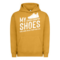 Pigment Peanut Butter cross country running   xc run runner pullover hoodie Urban Hoodie - ArtMosaic