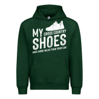 Forest Green cross country running   xc run runner pullover hoodie Urban Hoodie - ArtMosaic