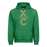 Emerald X-Country Design For Cross Country Runners and Coaches Urban Hoodie - ArtMosaic