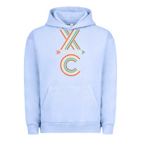 Pigment Grape Ice X-Country Design For Cross Country Runners and Coaches Urban Hoodie - ArtMosaic
