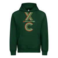 Forest Green X-Country Design For Cross Country Runners and Coaches Urban Hoodie - ArtMosaic