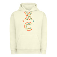 Pigment Pistachio X-Country Design For Cross Country Runners and Coaches Urban Hoodie - ArtMosaic