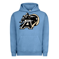 Pigment Pebble Blue army black knights Urban Hoodie - ArtMosaic