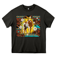 Asphalt aztec tribal horse Heavy Core Tee - TumblerDesignByShophia