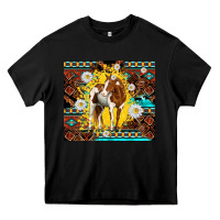 Black aztec tribal horse Heavy Core Tee - TumblerDesignByShophia