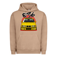 Pigment Burro Yellow E36 Urban Hoodie - ArtMosaic