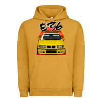 Pigment Peanut Butter Yellow E36 Urban Hoodie - ArtMosaic