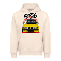 Sandshell Yellow E36 Urban Hoodie - ArtMosaic