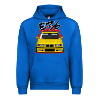 Cobalt Yellow E36 Urban Hoodie - ArtMosaic